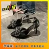 Zapatos de Boda de Cristal Zapatos de Novia Dos Usos Plata Tacones Altos de Noche Mujer Nuevo Estilo 2026 Pies No Cansados Hexiu Vestido de Novia Principal