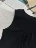 2026 Verão Novo Estilo Marca Independente Europeu e Americano Temu Transfronteiriço Feminino Versátil Casual Sem Mangas Gola Redonda Plissado Regata
