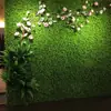 Pared de Fondo Decorativa de Enverdecimiento Vertical Césped Biónico Pared de Imagen Flor de Rosa Planta de Enverdecimiento Rosa Pared Vegetal Artificial Verde Planta