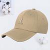 Novo Boné de Beisebol Cor Letra R Verão Feminino Estilo Coreano Ins Soft Top Shade Cap Estudante Casal Chapéu de Sol