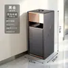 Centro comercial vertical de categoría única con cenicero, papelera para cáscaras de fruta, pasillo de entrada al elevador del vestíbulo, cubeta de basura de un solo barril en el vestíbulo del hotel