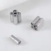 Cuentas Espaciadoras Tubulares Rectas con Forma de Flor Magnética de Cobre Chapado en Oro de 18 Quilates con Alta Retención de Color, Accesorios para Hacer Pulseras DIY Hechos a Mano