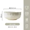 Juego Sencillo de Cuenco y Plato de Color Bajo Esmalte, Vajilla Cerámica de Alta Estética, Platos para el Hogar, Cuencos para Sopa, Cuencos para Fideos Instantáneos, Cucharas, Platos de Cena