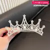Pente de Cabelo Coroa com Pérolas e Strass para Meninas Acessório de Cabelo Fofo para Bebês Apresentação de Aniversário de Princesa Modelo Novo 2026