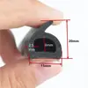 Tira de sellado impermeable para techo solar de coche tipo D grande con ranura, tira a prueba de polvo en forma de P para puerta, espuma de goma para consola central