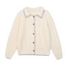 Fábrica de Suéteres Dalong Suéter Estilo Preguiçoso Tops Suéter Feminino Outono Novo Solto Slim Cor Contrastante Cardigan de Tricô Top