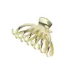 Pasador de Perlas para Mujer Clip de Lazo Estilo Coreano Pinza de Tiburón para la Parte Trasera de la Cabeza Accesorios Metálicos Grandes y Simples para el Cabello