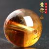 [Envío Gratis] Cristal Amarillo Natural Torre Citrino Cuentas Redondas Cuentas Sueltas Accesorios para Pulsera de Cadena Larga DIY