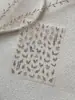 Yitu Padrão Antigo Folha de Ouro Azevinho de Natal Adesivos para Unhas Série de Natal Adesivos Decorativos Adesivos Yt6560