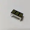 Fornecido diretamente pelo fabricante: Tubo digital de 3 dígitos de 0,4 polegadas, fileira única 6P de alto brilho luz branca tubo digital de perfil alto 4031BW