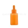 Frascos Coloridos Personalizados de Ombro Reto para Óleos Essenciais, Frascos de Vidro Portáteis Espessados para Perfume e Óleos Essenciais, Embalagem para Cosméticos com Loção Essencial
