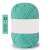 Hilo de Algodón Coreano de Leche de 4 Hebras, Lana Media, Bola de Hilo de Grosor Medio para Muñecas Hechas a Mano, Hilo para Crochet, Bola de Hilo Tejida a Mano
