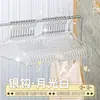 Gancho de Ropa Transparente para Uso Doméstico, Gancho de Ropa Sin Costuras Antideslizante Tipo Hada, Perchero Especial de Lujo Ligero para Tienda de Ropa