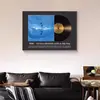 Quarto artístico de nicho pintura decorativa de disco de vinil retrô balcão de bar sala de estar sala de jantar pintura de parede pintura de exibição de mesa estética de alta qualidade