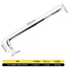 Extensión de barra doblada de 1/2 pulgada Barra de extensión pesada Llave de barra doblada Barra doblada en forma de L Extensión de alimentación de barra doblada Herramienta de llave de carraca corta
