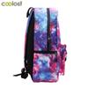 Mochila Cielo Estrellado, Ligera de Gran Capacidad para Estudiantes, Mochila de Poliéster a la Moda con Estampado Completo de Cielo Estrellado Tendencia