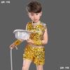 Roupas de apresentação para o Dia de Ano Novo Dia das Crianças roupas de dança meninos e meninas novas roupas de apresentação crianças do jardim de infância jazz com lantejoulas