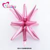 Globo estrella explosiva unido de 22 pulgadas 27 pulgadas película de aluminio accesorios de decoración para fiestas
