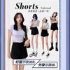 Shorts de Verano para Mujer Talla Grande Anti-correr Ligeros de Base Pantalones de Seguridad Cintura Alta Estilo Coreano Casual Combinan con Todo Pantalones Cortos Calientes para Mujer