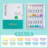 Barra de Acuarela Sólida Dankelin Macaron 12/24 Soluble en Agua Blanca para Niños Pintura DIY Óleo Pastel Pincel