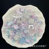Pulsera de bricolaje de dos colores mezclados perlados de ABS, cadena para teléfono móvil, colgante para coche, accesorios de cuentas, rojo de moda, tiembla, transmisión en vivo, venta al por mayor