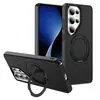 Funda para Teléfono con Soporte Anti-Caída de Fibra de Carbono Adecuada para Samsung S26 Ultra Cubierta Protectora para Hombres