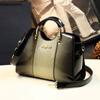 Bolsa Feminina Nova 2024 de Couro Envernizado Patenteado, Bolsa de Couro Genuíno Texturizado, Versátil, de Ombro e Transversal, Moda, Couro Brilhante, Bolsa Moderna para Mães