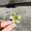 Explosões no Vietnã 4cm Flor de Ovo Grampo de Cabelo Flor de Bauhinia Presilha de Cabeça Alta Presilha de Tubarão Acessórios de Cabelo Atacado