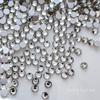 Uña diamante joyería pedrería Diamante Checo diamante fondo plano Super Flash no puede caer el fondo plata magia AB imitación diamante austriaco mayoreo