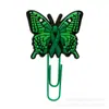 Bestseller transfronterizo: clips de papel con forma de mariposa, clips de papel de PVC de dibujos animados, marcapáginas para cuaderno y pequeños artículos de regalo