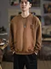 Sudadera de punto elegante y sofisticada para hombre, temporada primavera 2026, marca de moda, nueva colección primavera/otoño, ropa exterior casual para hombre de talla grande