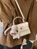 Bolsa Pequena Quadrada de Design Nicho Estilo Coreano para Mulheres 2025 Inverno Nova Moda Casual Versátil de Ombro Transversal