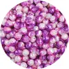 Pulseira de Flor Rosa Gradiente Colorida de ABS com Pérolas Artificiais Contas Soltas Acessórios para Joias DIY Pulseira Colar Feitos à Mão Materiais