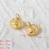 2025 Benmingnian Zodiaco Serpiente Accesorios Arena Antigua Oro Dibujos Animados Adorable Serpiente Fu Serpiente de Amor Conejo Colgante DIY Lote