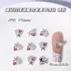 Accesorios de Aleación para Arte de Uñas Estrella de Mar Perla Incrustada con Diamantes Estilo Océano de Verano Decoración 3D para Uñas