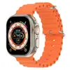 Adequado para Pulseira de Relógio de Silicone Marinho da Apple Applewatchultra Pulseira de Relógio Esportivo Tendência
