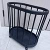 Cesta de Armazenamento Casual Moderna Cesta para Tapete de Yoga Cesta de Armazenamento para Equipamentos de Fitness Prateleira de Armazenamento Cesta para Roupas Sujas Cesta para Roupas Sujas Móvel com Rodas
