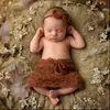 Suministro transfronterizo de vestidos de punto de mohair hechos a mano para fotografía infantil, conjuntos de disfraces, faldas cortas para sesión de fotos de bebés y tocados