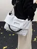 2026 Nueva Moda Estilo Coreano Bolso Cruzado de Correa Ancha Bolso de Mano para Mujer Diseño de Nicho Textura Bolso de Hombro Casual para Viajes