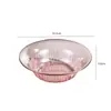 Bandeja de Frutas Transparente Altamente Atractiva para Mesa de Café en Casa, Bandeja de Snacks y Dulces para Sala de Estar, Bandeja de Almacenamiento Multifuncional al por Mayor