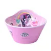 Nuevo Vajilla de Melamina My Little Pony de Wuhe, con Licencia Oficial de Hasbro, Incluye Plato Infantil con Múltiples Compartimentos, Cuchara, Vaso para Agua y Tazón Profundo