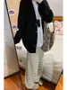 Pantalones de Maternidad Primavera y Otoño Ropa Exterior 2026 Estilo Nuevo Embarazo Rayados de Pierna Ancha Pantalones de Otoño Rectos No Constrictivos Pantalones Largos