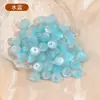Botones Cheongsam Imitación Perlas de Jade Resina Puntos Redondos Diamante Botones Perlados Camisa Chifón Imitación Perlas Redondas Expuestas Accesorios Botones