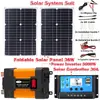 Kit Combinado de Energía Solar con Inversores de Múltiples Especificaciones Convirtiendo 12V a 220V/110V + Panel Solar de 36W + 30A