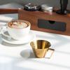Taza medidora de espresso de acero inoxidable 304, taza de onzas, extracción de espresso, taza medidora pequeña con escala de 100 ml