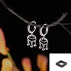 Pendientes de Aro Lisos con Pasador de Plata 925 para Mujer 2025 Nuevo Popular Diseño de Nicho Pendientes de Gama Alta Pendientes de Lujo Accesible