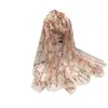 Bufanda Larga de Georgette 50*160 Bufanda Larga Versátil de Seda con Tacto Similar a la Seda, Bufanda Atmosférica Estilo Coreano, Bufanda Cuadrada en Stock