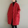 Liquidación Italiana Excedente de Exportación Marca Chaqueta de Algodón con Plumas para Mujer Abrigo Acolchado Ligero de Longitud Media Invierno