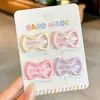Lindo pasador de estrella para niños, pasador exquisito de alta gama, clip lateral para flequillo dulce de bebé, clips de dibujos animados para cabello rebelde