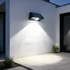 Luzes solares transfronteiriças para uso doméstico, luzes de lavagem de parede, luzes externas à prova de chuva, luminárias de parede, luzes decorativas para cerca de jardim, luzes de pátio